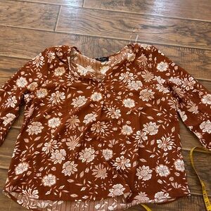 Lily Morgan Boho Style Top Size XL